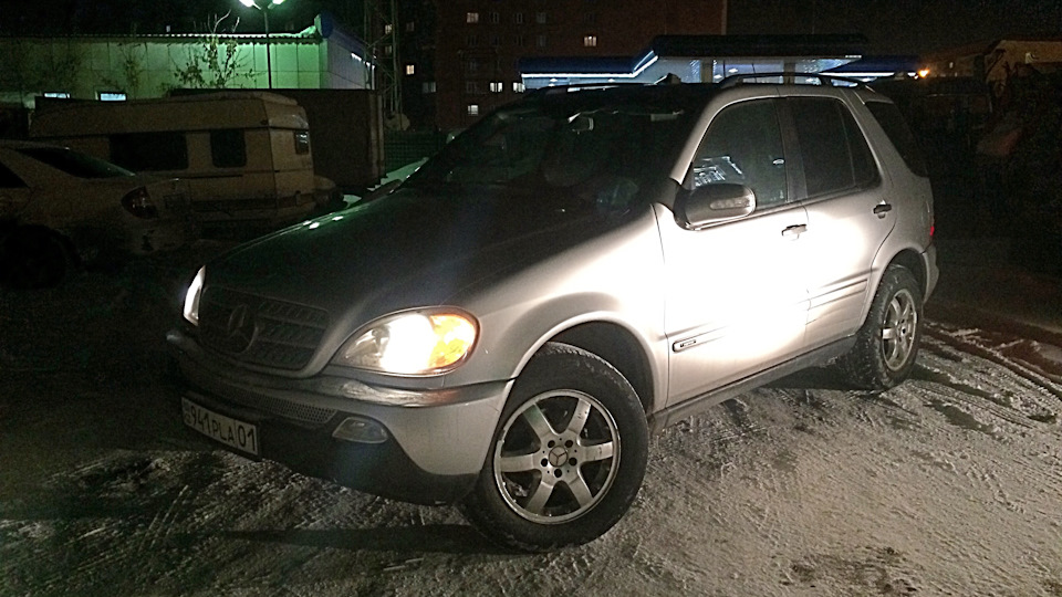 Тянет руль вправо! — Mercedes-Benz M-Class (W163), 3,7 л, 2003 года ...