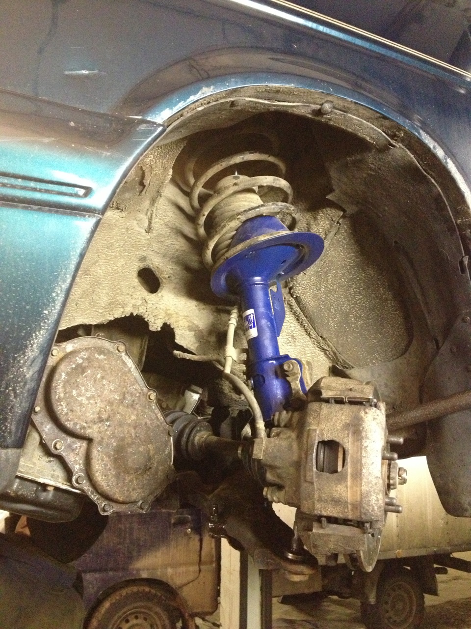 How do you repair a caravan suspension?