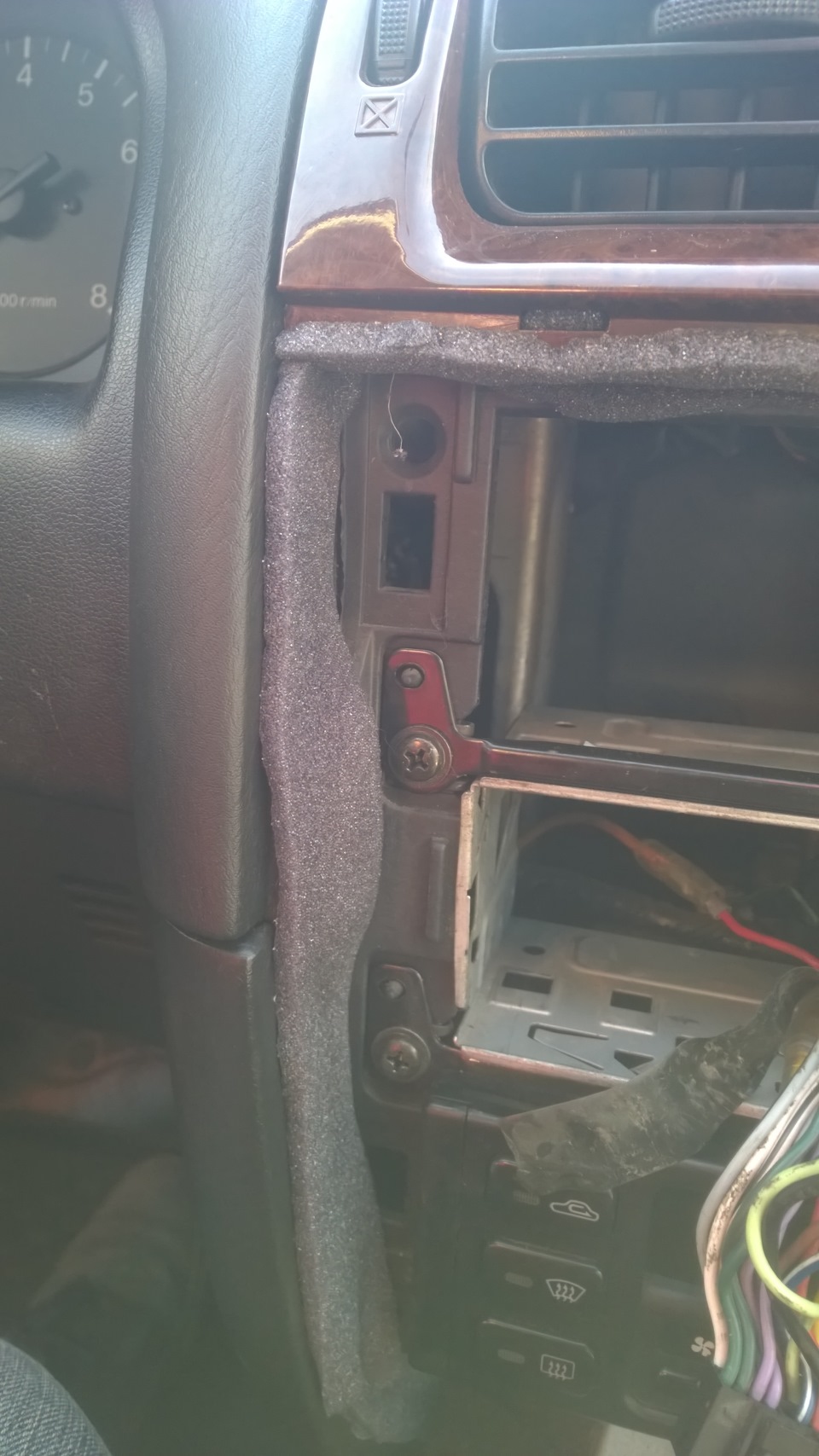 Устранение скрипов в салоне Этап 1 . — Mazda 626 V (GF), 1,8 л, 1999 ...