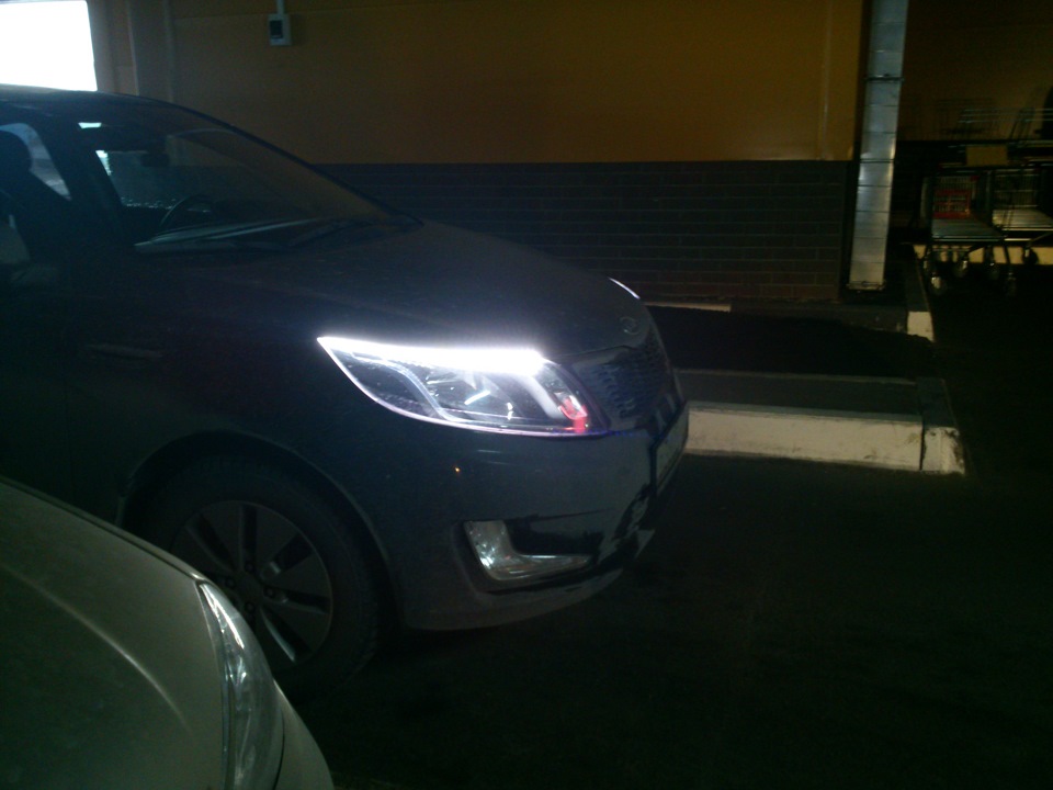 св.диоды вместо габаритов — KIA Rio (3G), 1,6 л, 2012 года | тюнинг ...