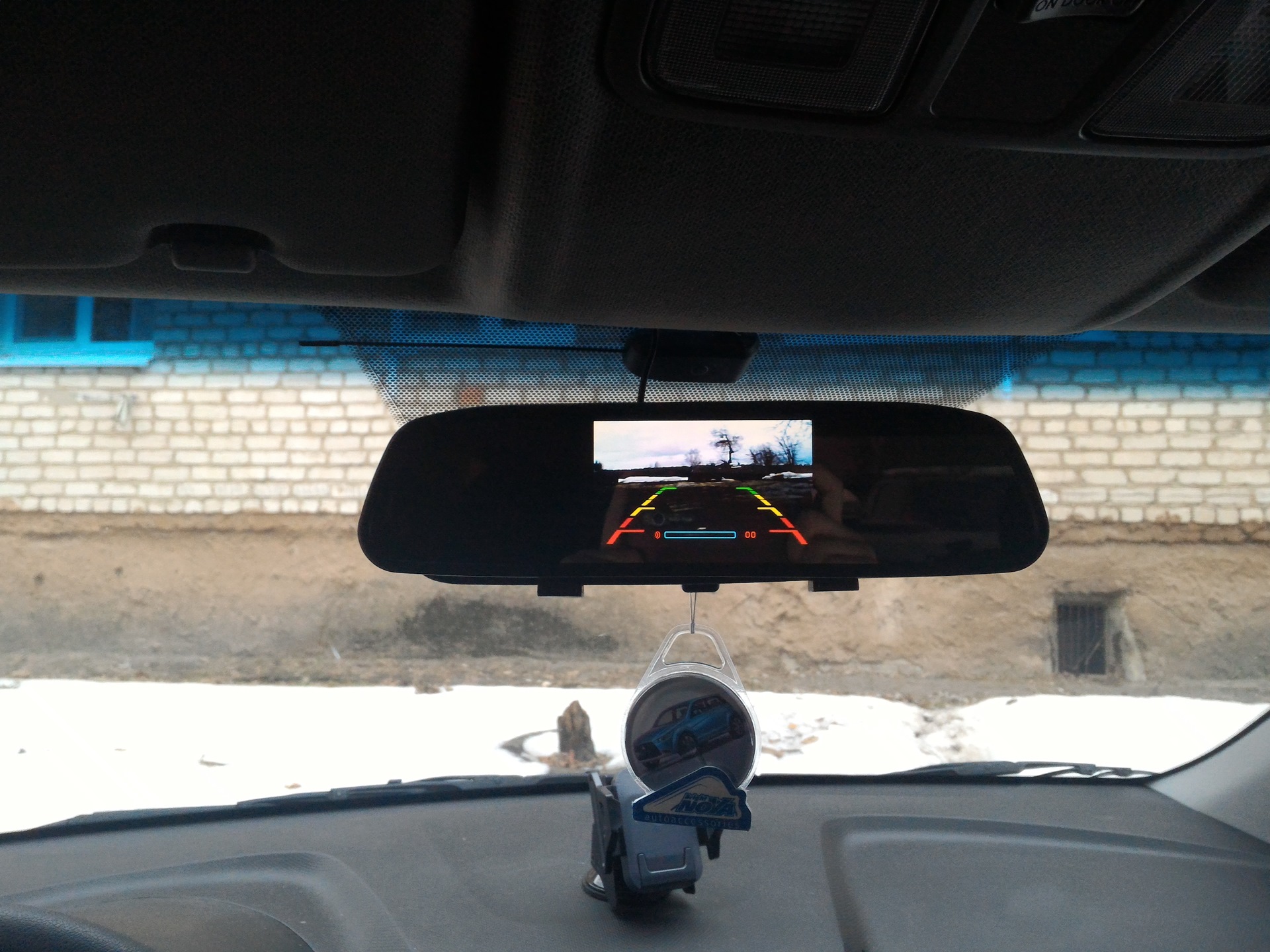 Парктроник с камерой заднего вида — Hyundai Solaris (1G), 1,6 л, 2015 ...