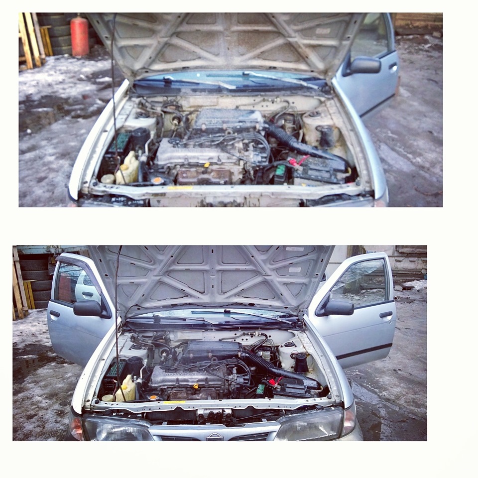 не зря мыл… — Nissan Almera I (N15), 1,6 л, 1996 года | мойка | DRIVE2