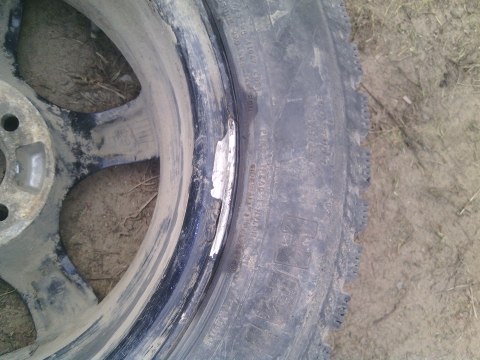 спустило колесо оказалось диск помял! дорог нет! налоги есть! — ВИС ...