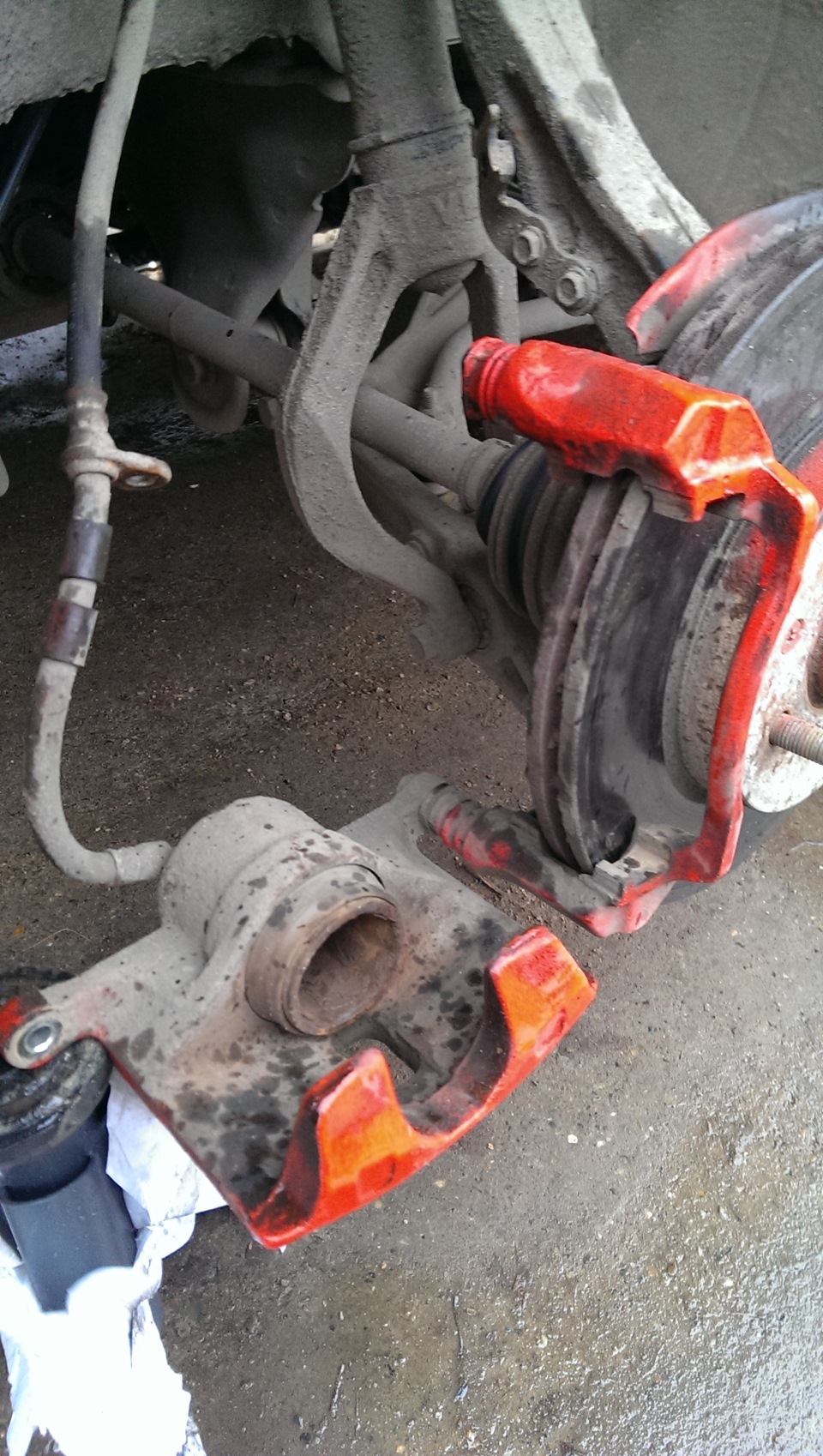 ОЕМ фиксаторы колодок — Honda Civic Coupe (6G), 2 л, 1997 года ...