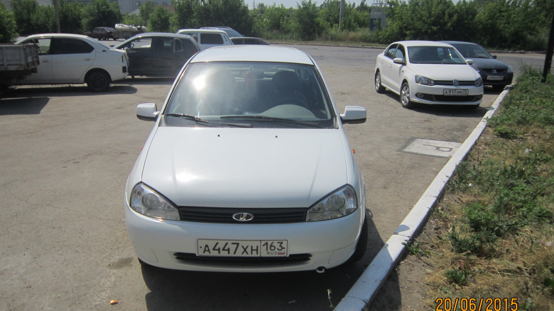 Lada Калина универсал 1.6 бензиновый 2009 | KALINA белая на DRIVE2