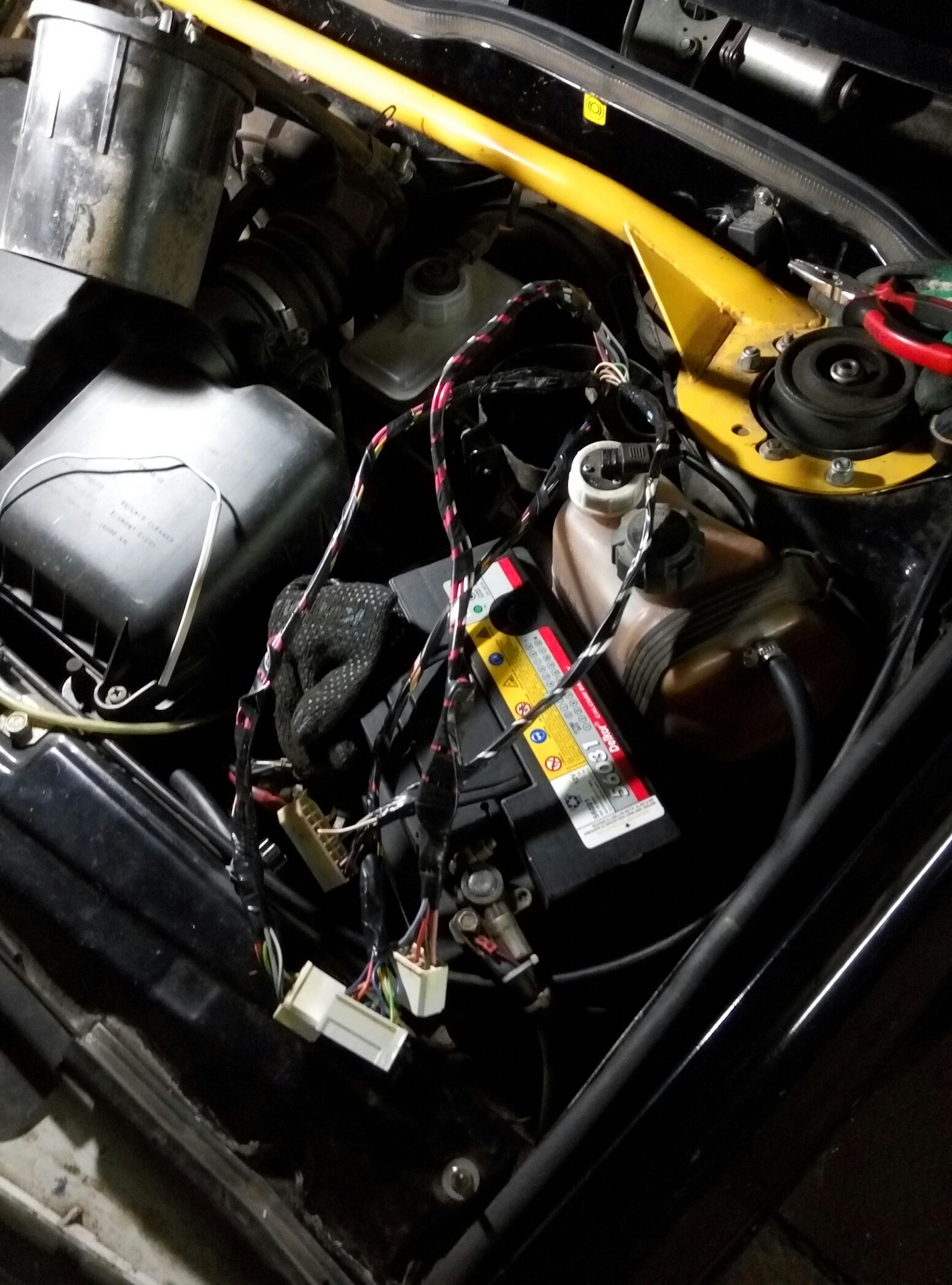 Перенос монтажного блока в салон - Lada 2114, 1,6 л, 2012 года электроника DRIVE