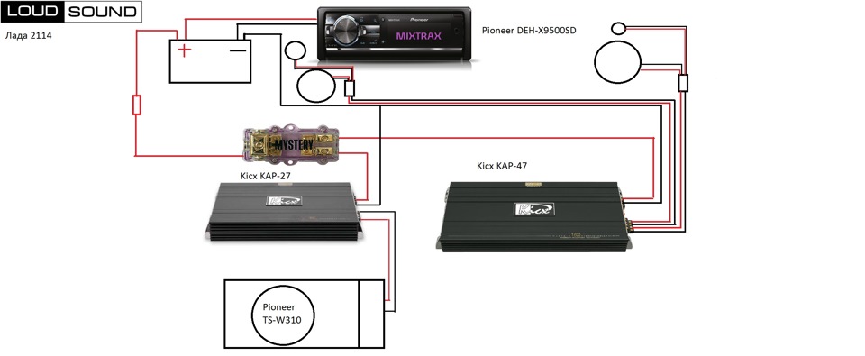 Kicx hl 370 схема подключения