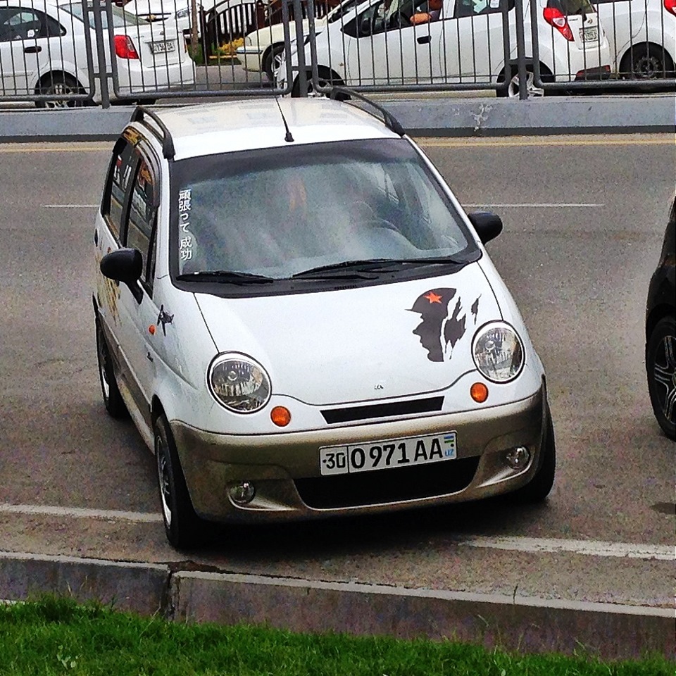 К 9 Мая 2016. — Daewoo Matiz (M100, M150), 1 л, 2008 года | фотография |  DRIVE2