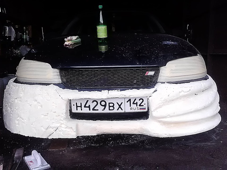 переделка бампера — Opel Omega B, 2 л, 1994 года | своими руками | DRIVE2