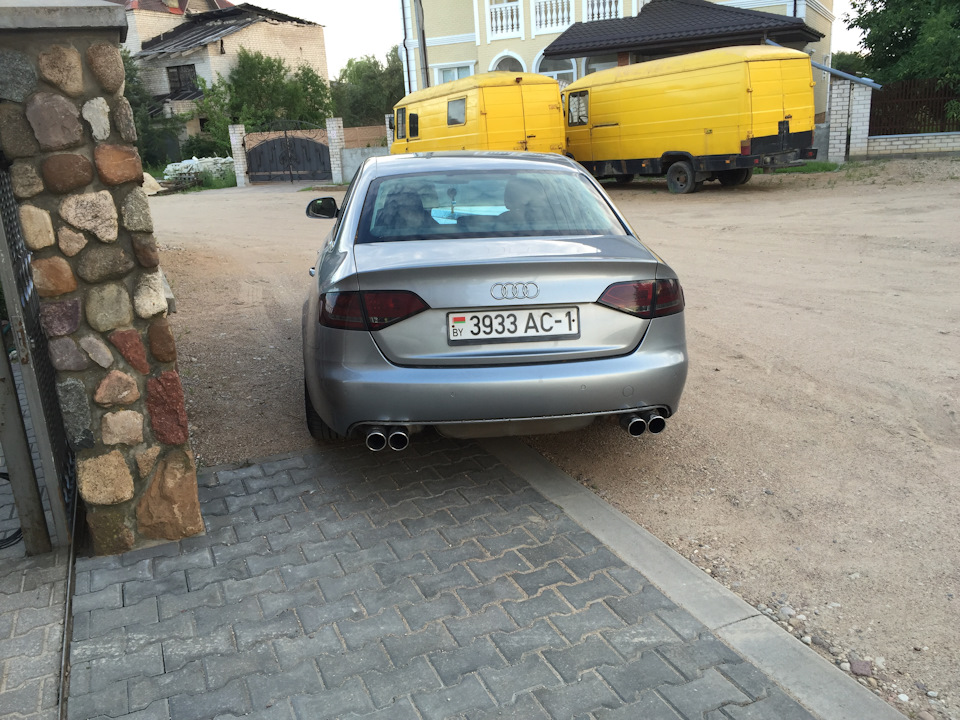 Выхлоп ч.3. Покраска диффузора выхлопа + тизерок — Audi A4 (B8), 1,8 л ...