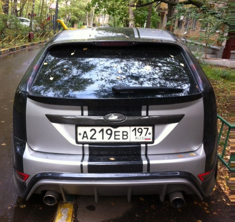 Лип спойлер — Ford Focus Hatchback II, 2 л, 2010 года | стайлинг | DRIVE2