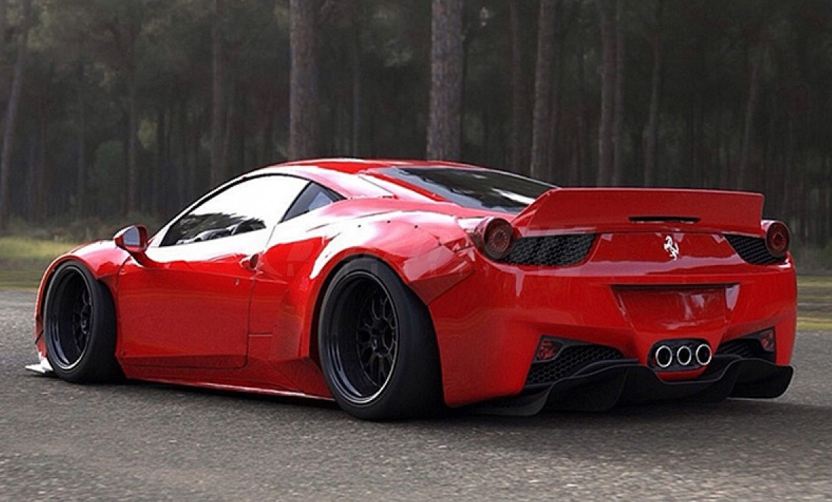 Ferrari 458 Italia Black Tuning