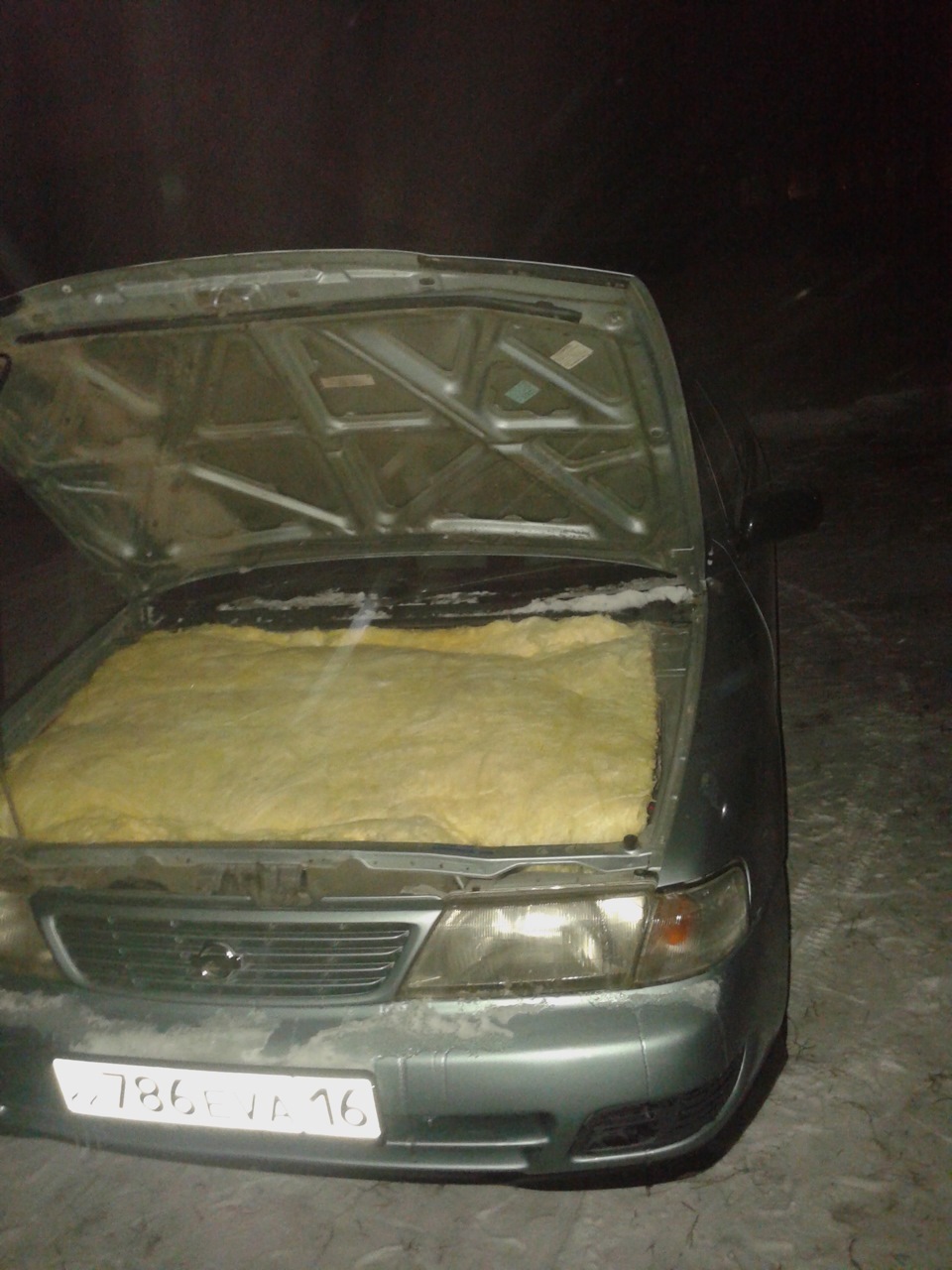 Авто одеяло своими руками) — Nissan Lucino Coupe, 1,5 л, 1994 года ...