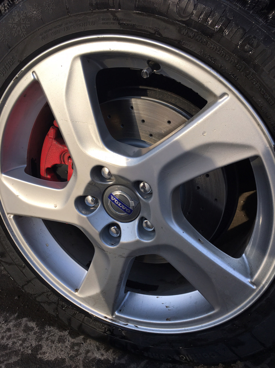 Новые тормозные диски:) — Volvo S60 (2G), 1,6 л, 2013 года | аксессуары ...