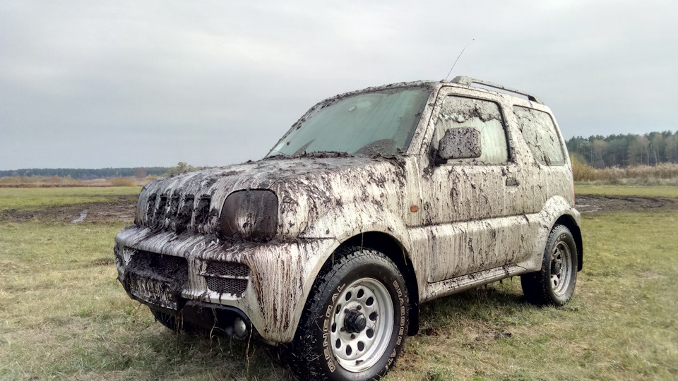 Замена заднего правого подшипника полуоси. — Suzuki Jimny, 1,3 л, 2006 ...