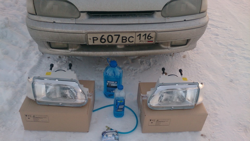 Бош…Фары. — Lada 2114, 1,6 л, 2007 года | стайлинг | DRIVE2