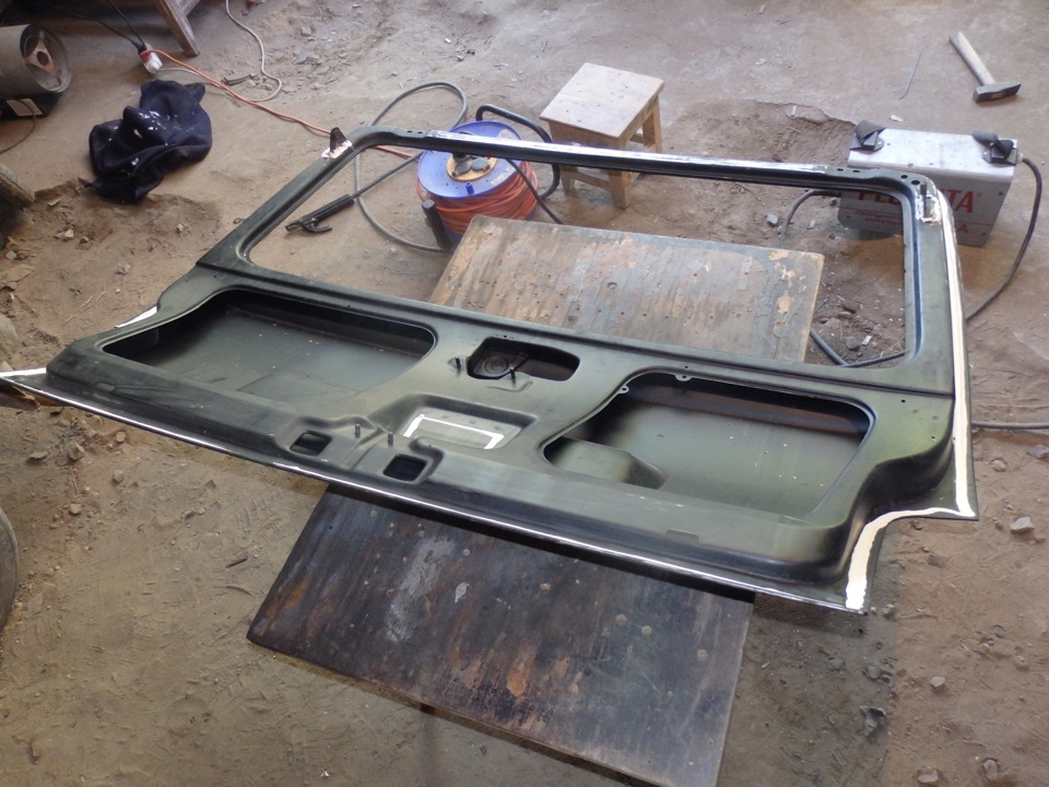 Замена кузовных деталей + Покраска в RAPTOR U-POL (часть2) — Lada 4x4 ...