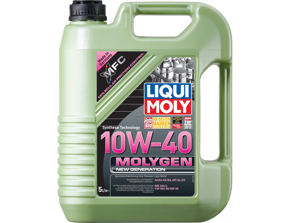 Давайте поговорим теперь про Molygen (молибден) в масле Liqui Moly ...