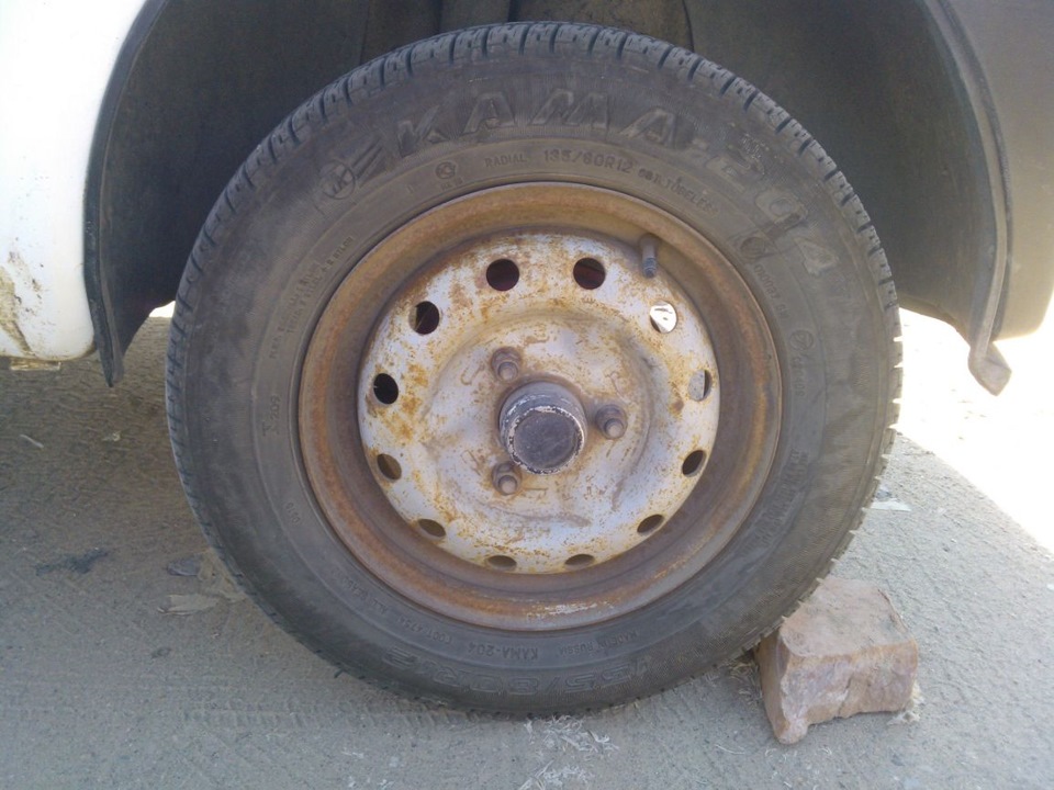 Красим штампы — Lada 11113 Ока, 0,8 л, 2002 года | колёсные диски | DRIVE2