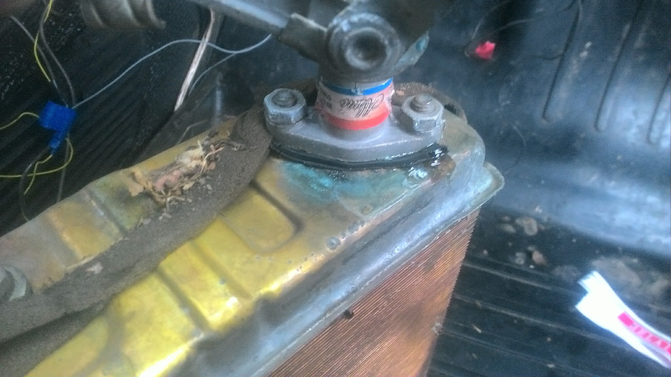 Течь печи, не грела и замена крана на водопроводный — Lada 21053, 1,5 л ...