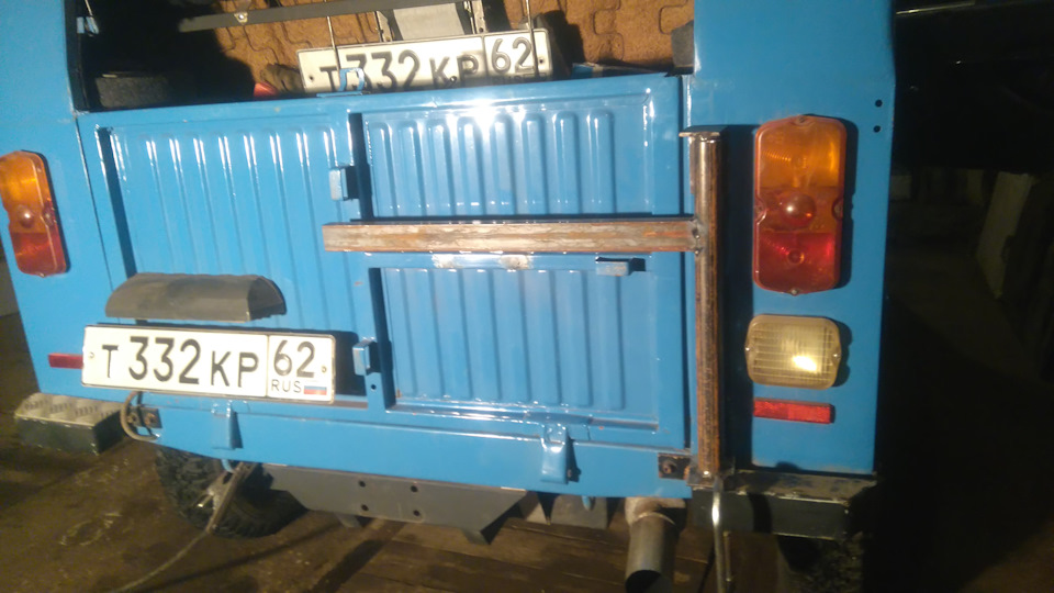 Калитка под запаску — ЛуАЗ 969, 1,3 л, 1986 года | своими руками | DRIVE2