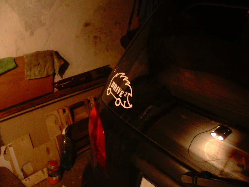 Ежик получил наклейку! — Daewoo Matiz (M100/M150), 0,8 л, 2008 года ...