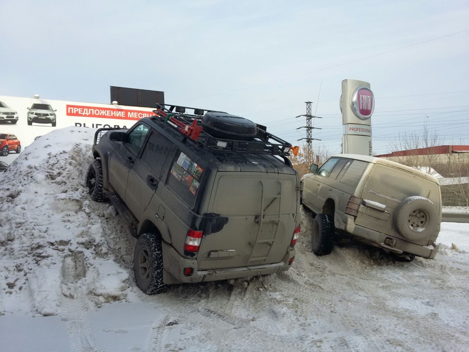 Полный привод и УАЗ Патриот 2015 — Mitsubishi Pajero (2G), 3 л, 1995 ...