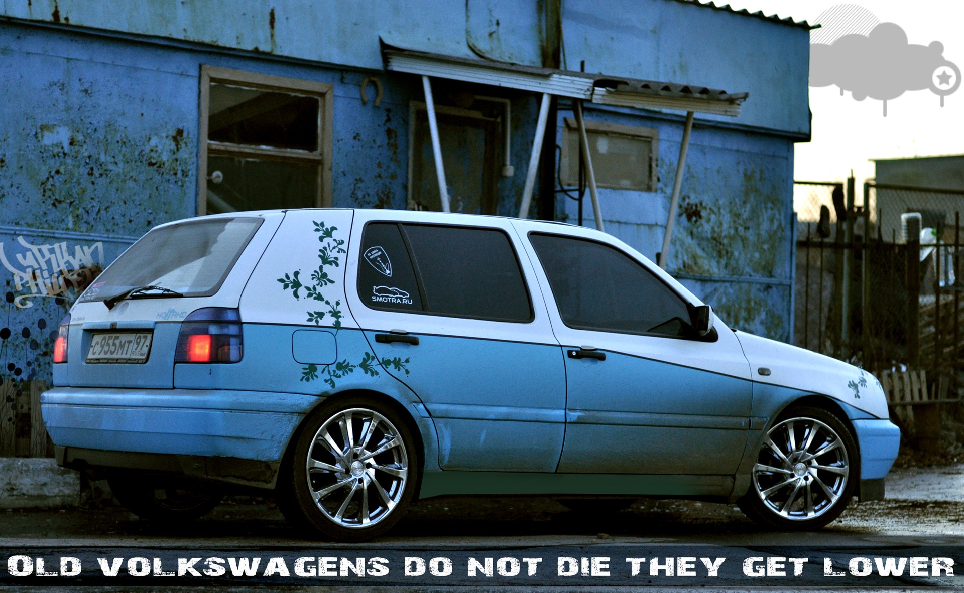 Занижение volkswagen golf 2