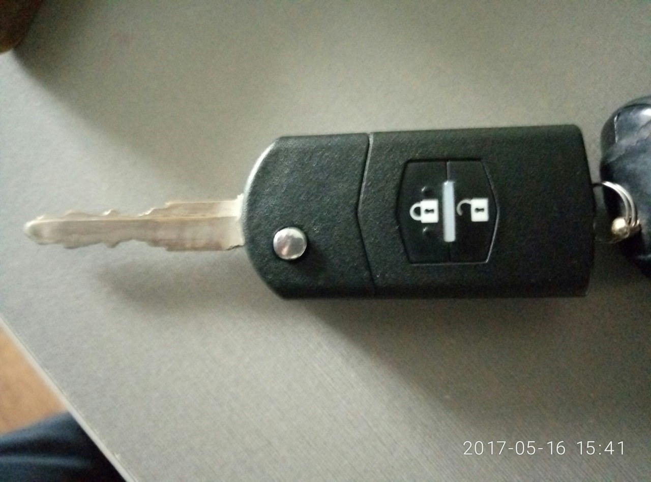 как разобрать ключ мазда 6 gg