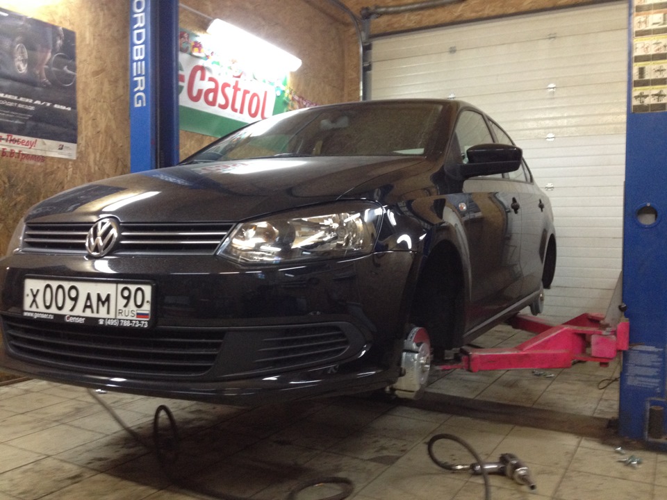 Резина — Зима — Volkswagen Polo Sedan, 1,6 л, 2013 года | шины | DRIVE2