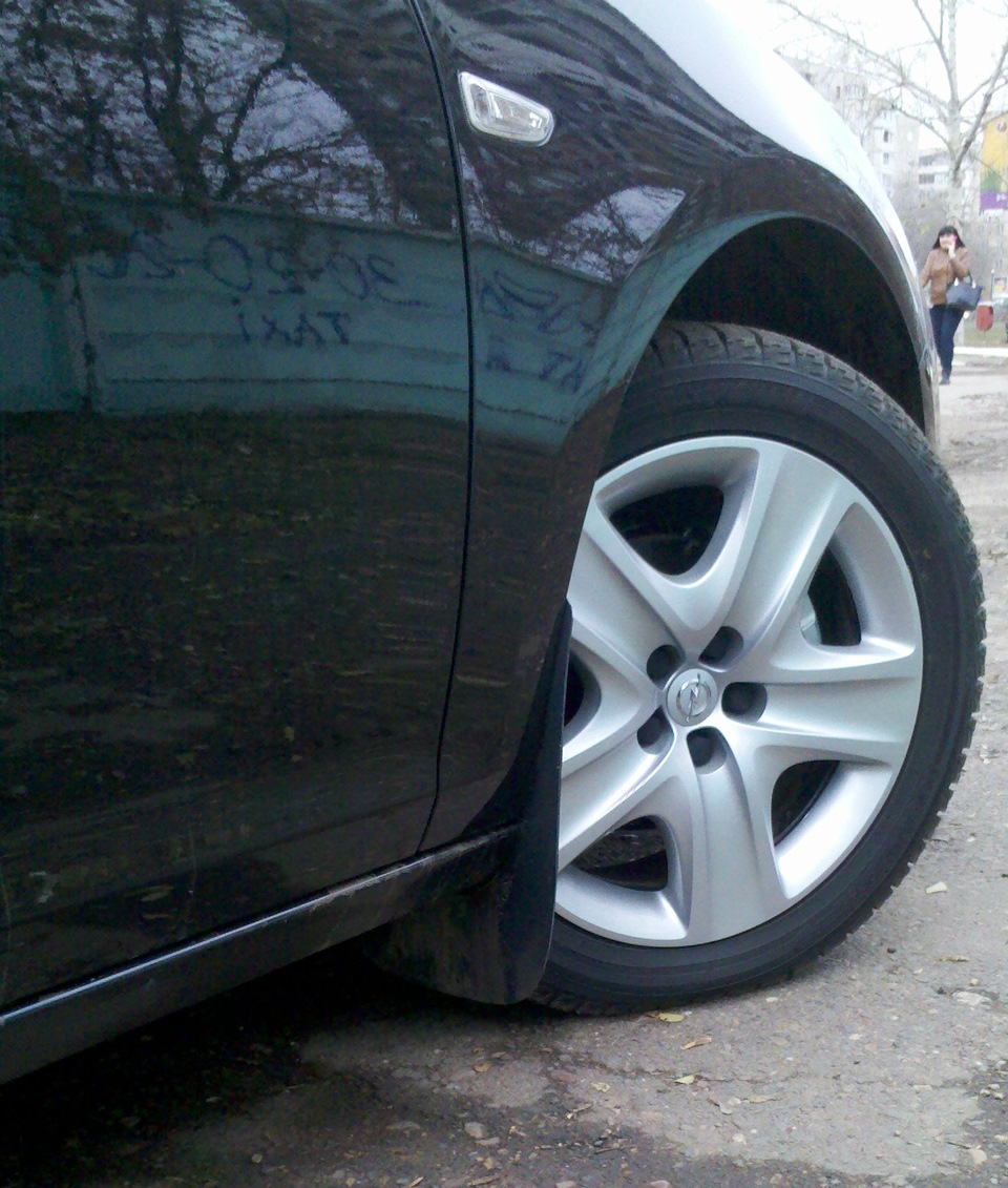 Больняа Астра Тема — Брызговики — Opel Astra J, 1,6 л, 2013 года ...