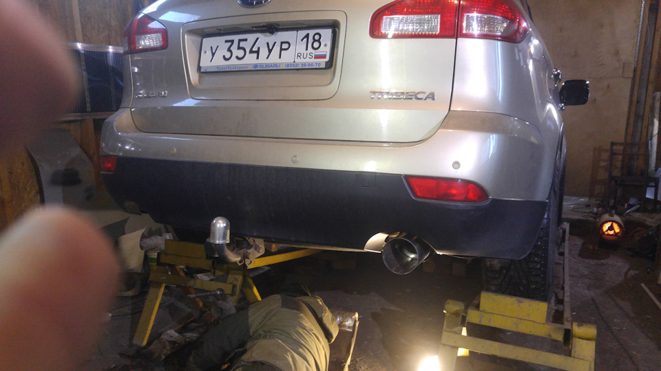 Установка прямотока — Subaru Tribeca B9, 3,6 л, 2010 года | тюнинг | DRIVE2