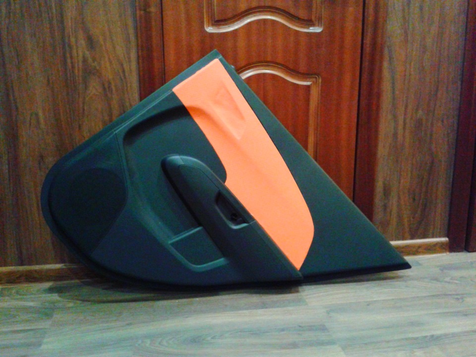 Обшивка салона экокожей — карты задних дверей — Chevrolet Aveo Sedan ...