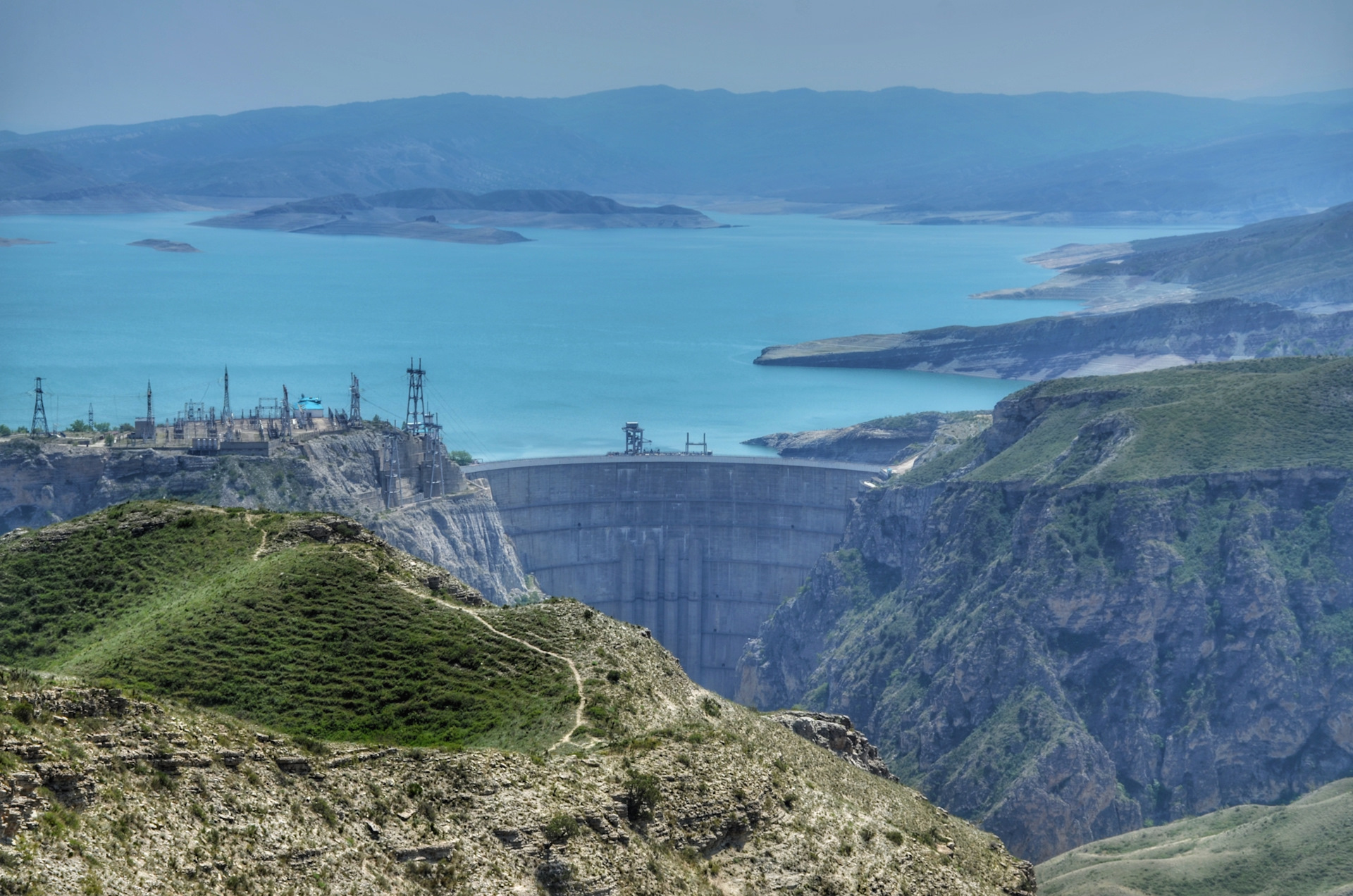 Чиркейское водохранилище фото