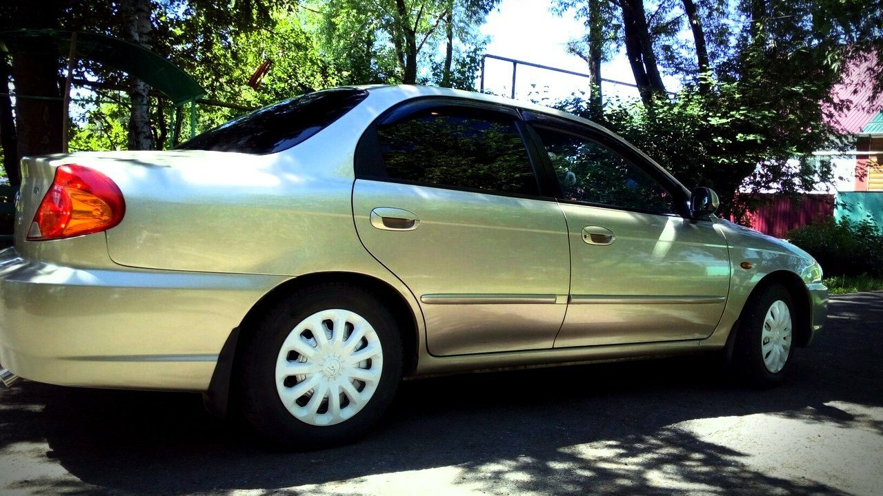 KIA Spectra 1.6 бензиновый 2007 | Golden babe на DRIVE2