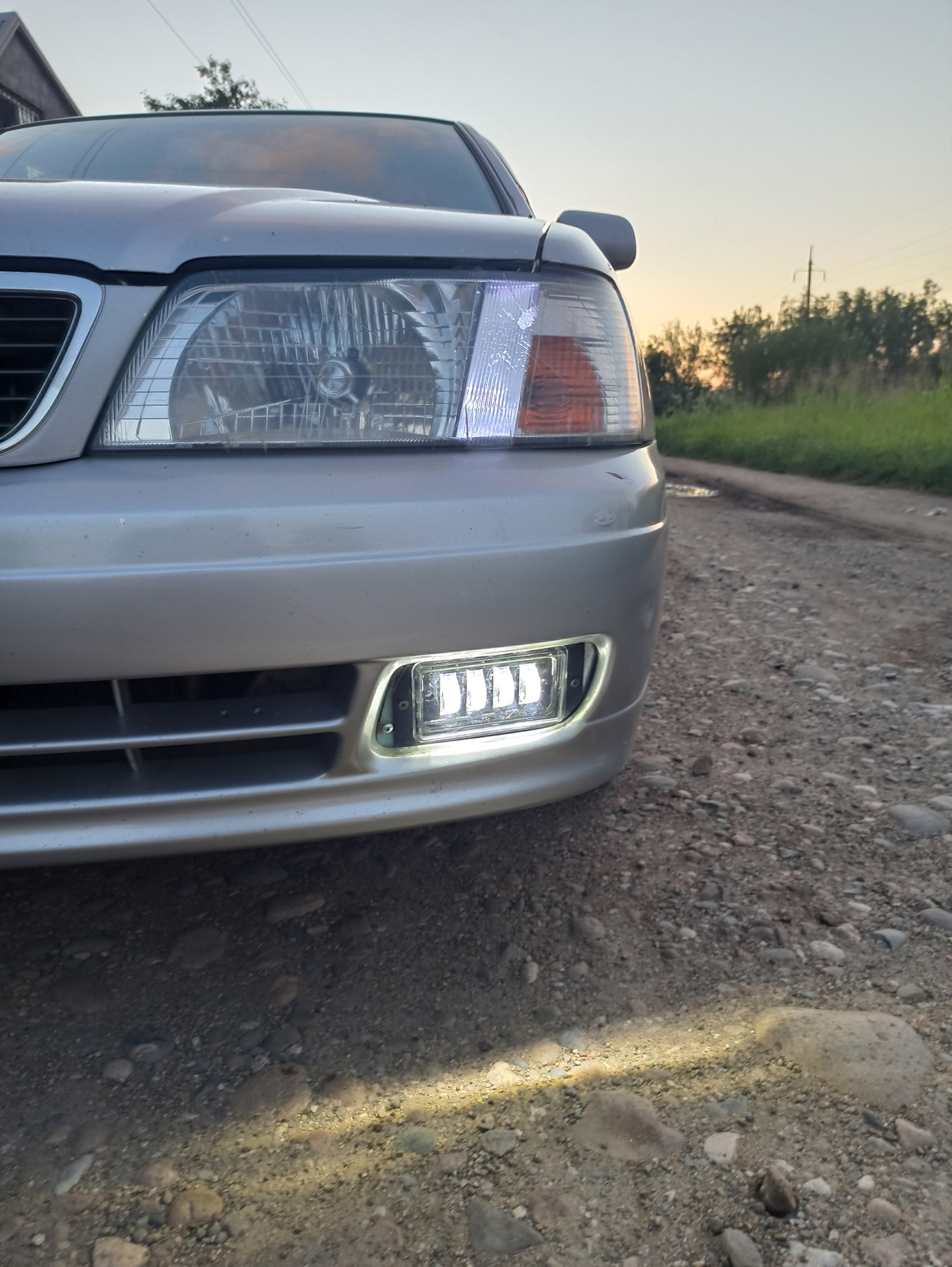 Установка ПТФ от ВАЗ-2110 — Nissan Bluebird (U14), 1,8 л, 1997 года ...