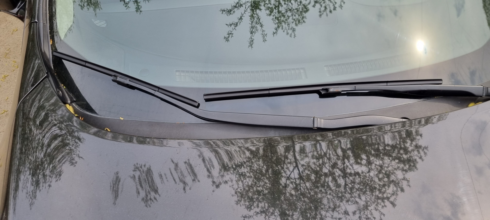 Щетки лобового стекла. — Nissan Murano II, 3,5 л, 2011 года ...