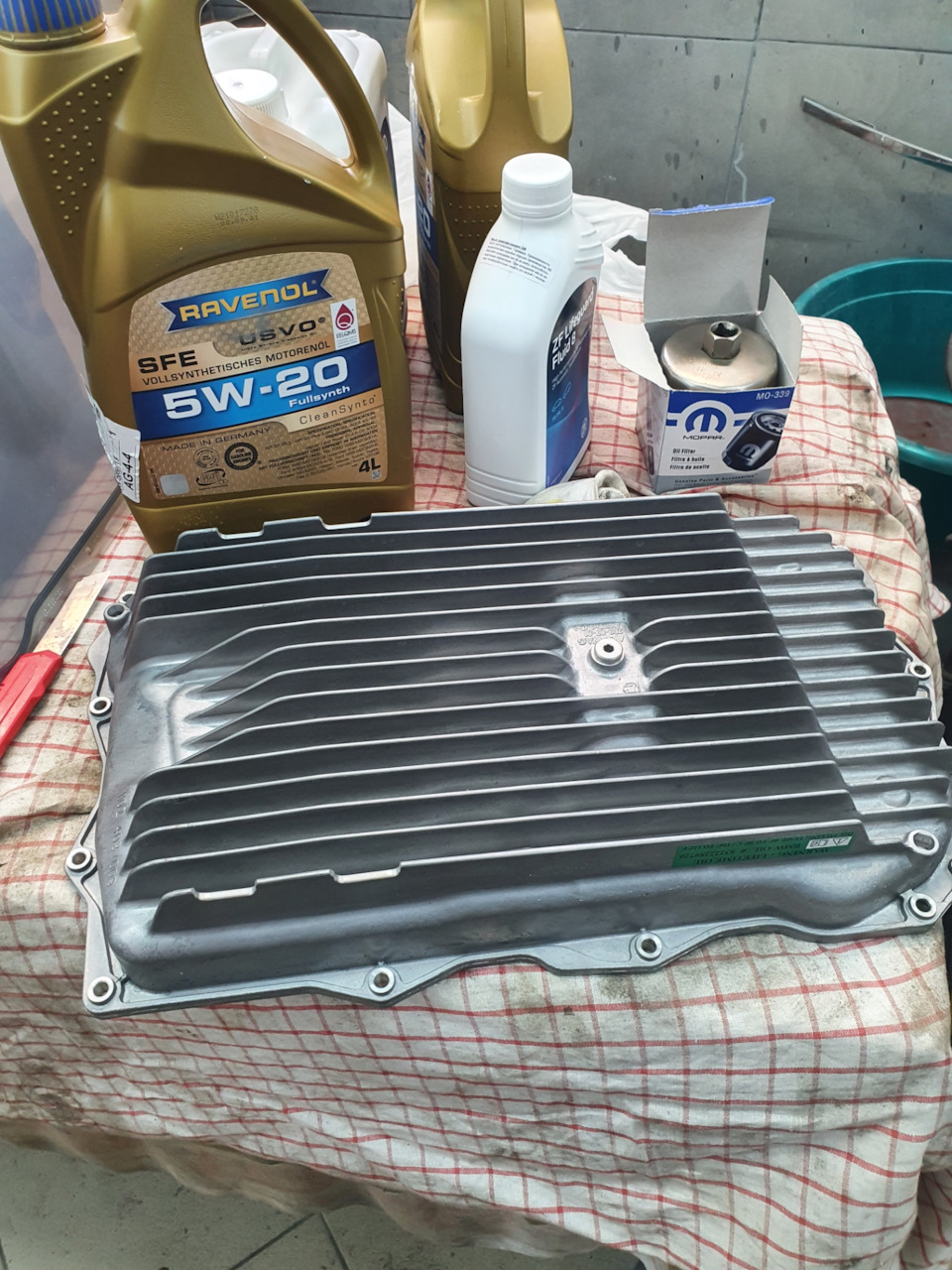 Всё готово к ТО — Dodge Ram. Запчасти на фото: MO339