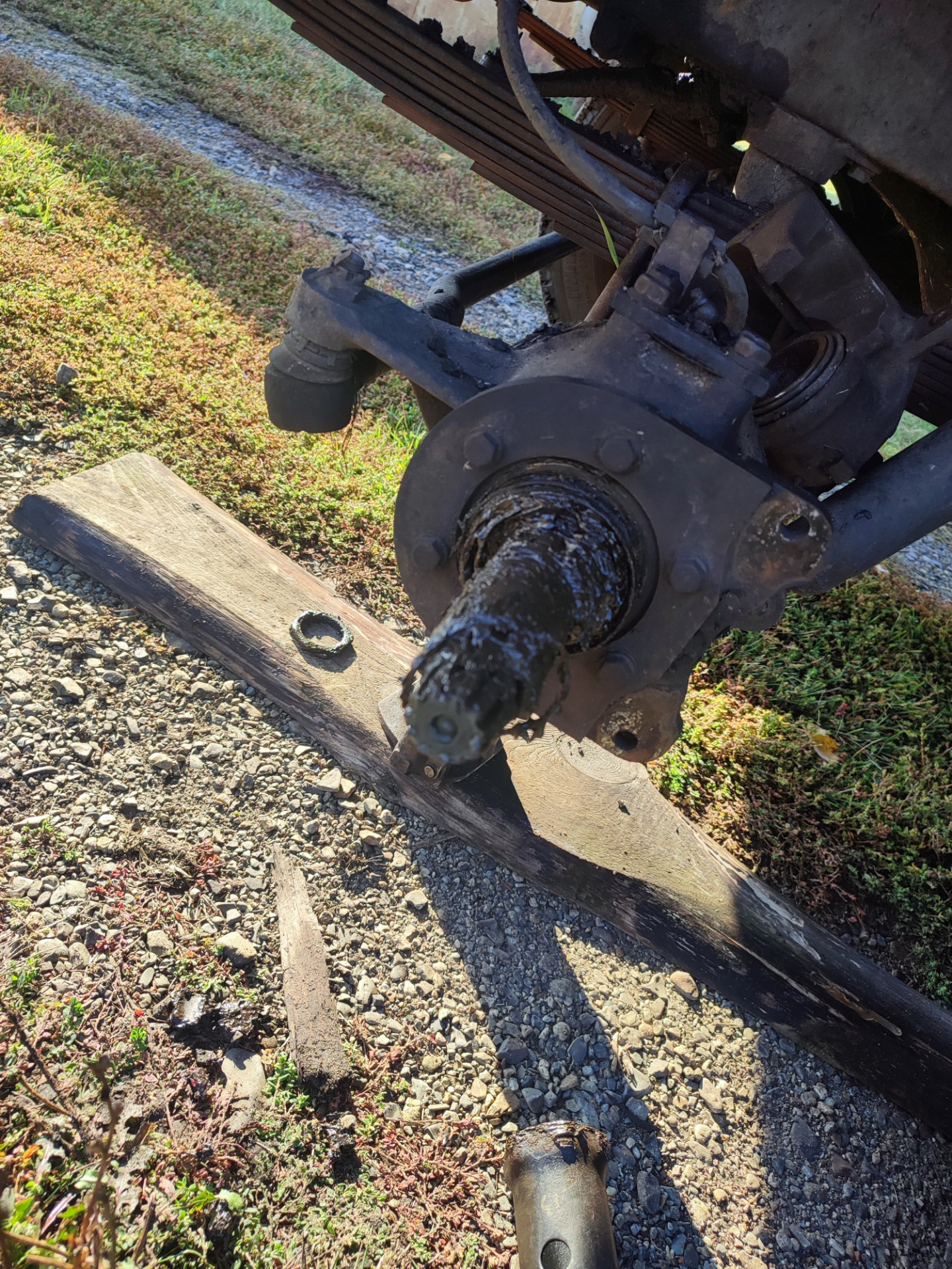 Замена передних ступичных подшипников — УАЗ 469, 2,4 л, 1972 года ...