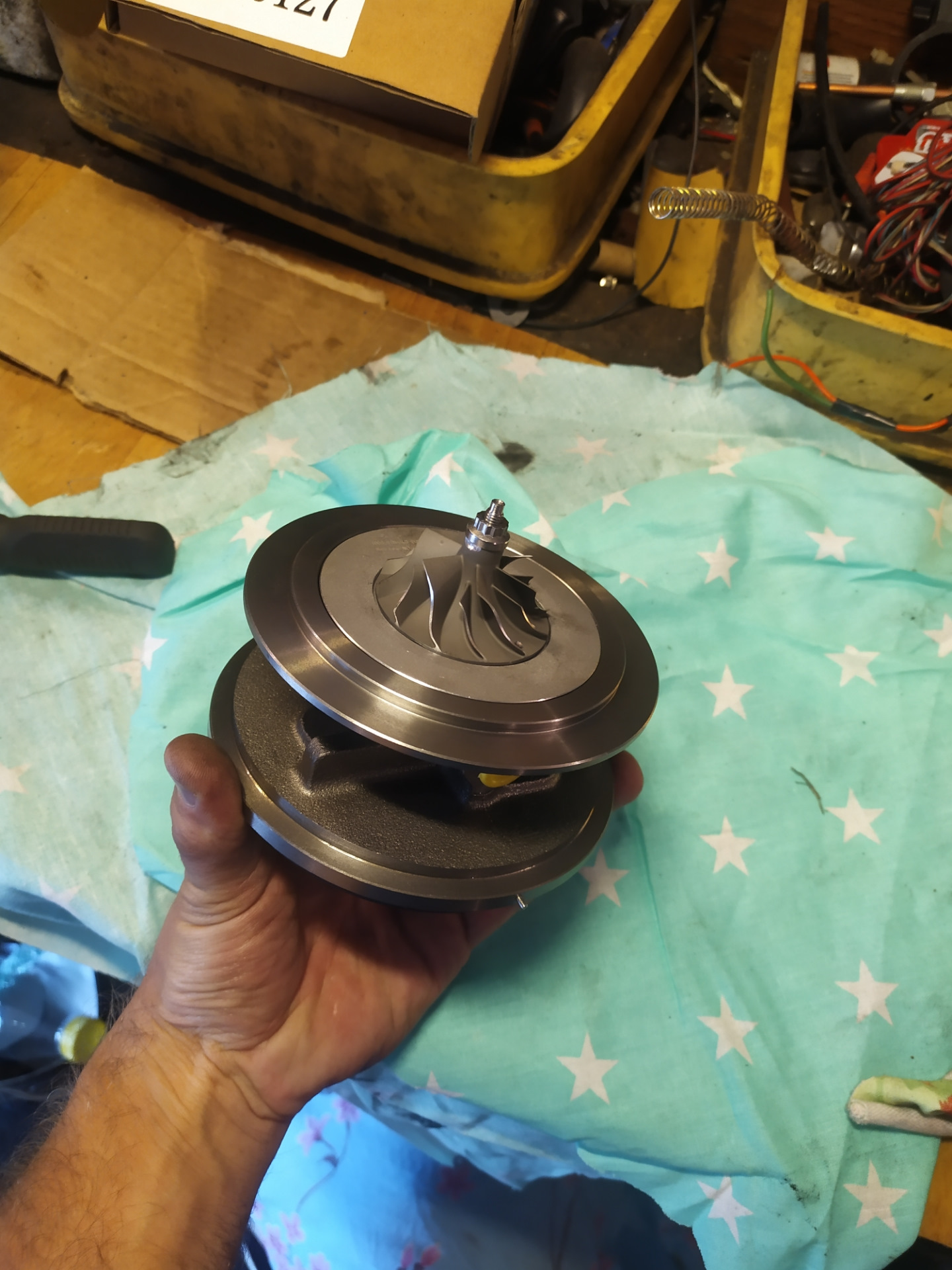 Замена картриджа в турбине Opel insignia sport tourer(а также шкив ...