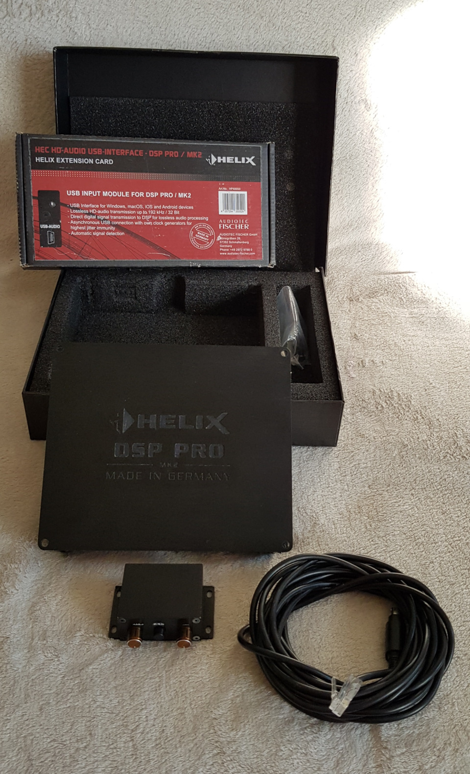 Аудиопроцессор Helix DSP Pro MK2 с модулем USB Hec HD Audio