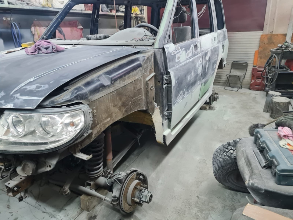 Переварка-покраска УАЗ Патриот. Часть 4. — УАЗ Patriot, 2,3 л, 2009 ...