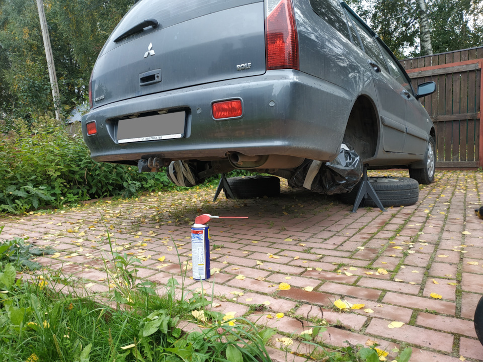 Жидкие подкрылки. — Mitsubishi Lancer IX, 1,6 л, 2006 года | своими ...
