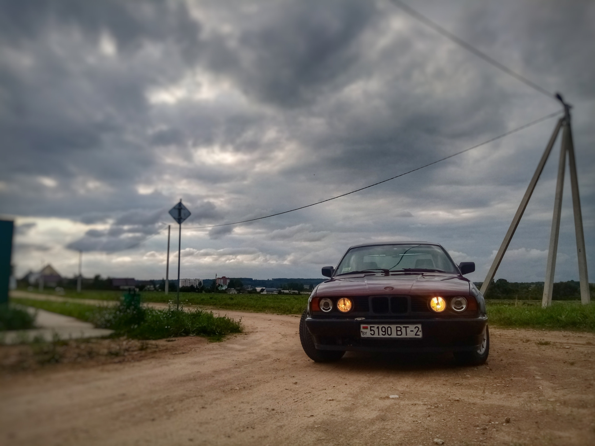 Дальний в пол накала — BMW 5 series (E34), 2,8 л, 1992 года ...