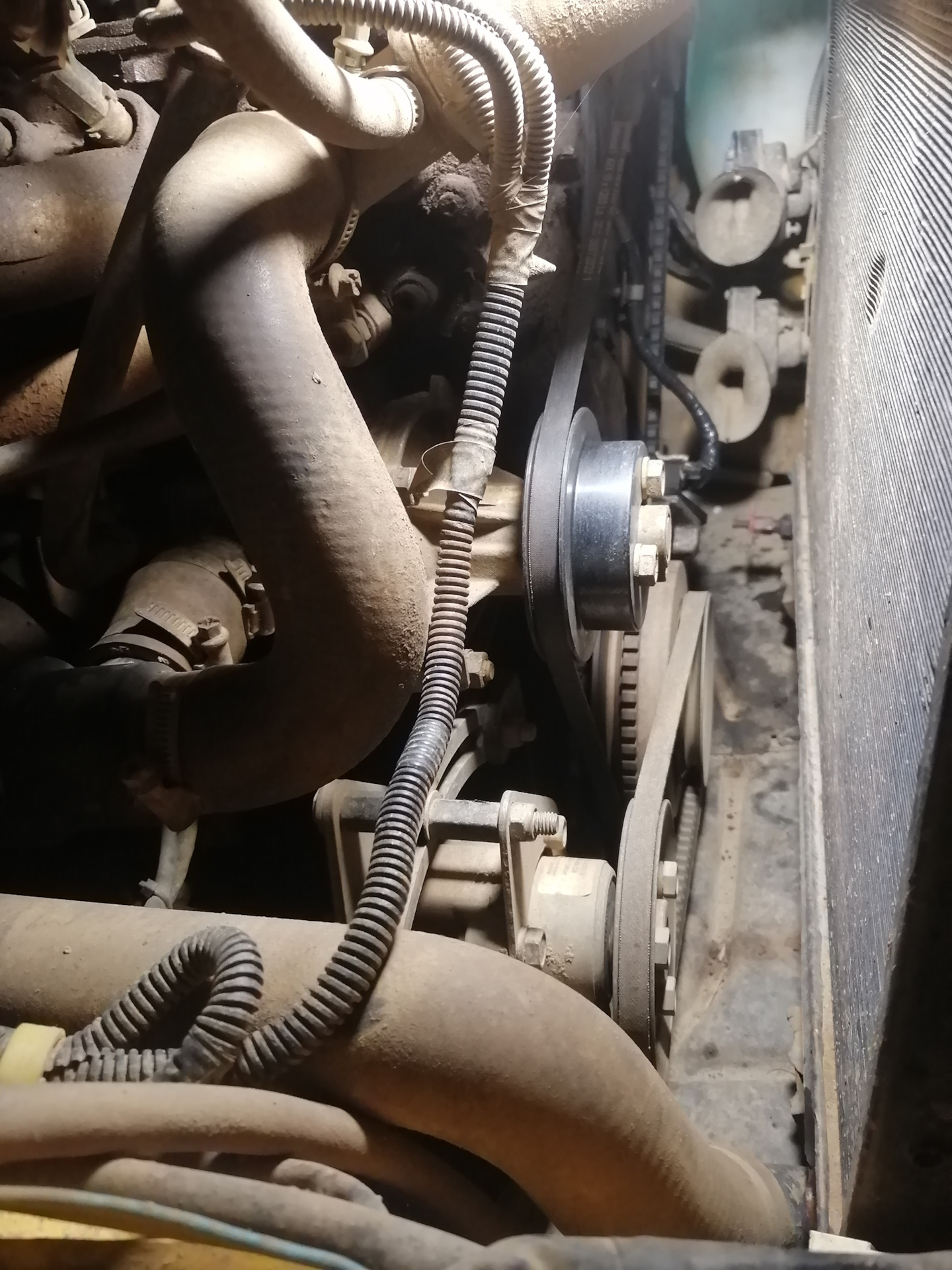 Уменьшенный шкив помпы — Lada 4x4 3D, 1,6 л, 1980 года | тюнинг | DRIVE2