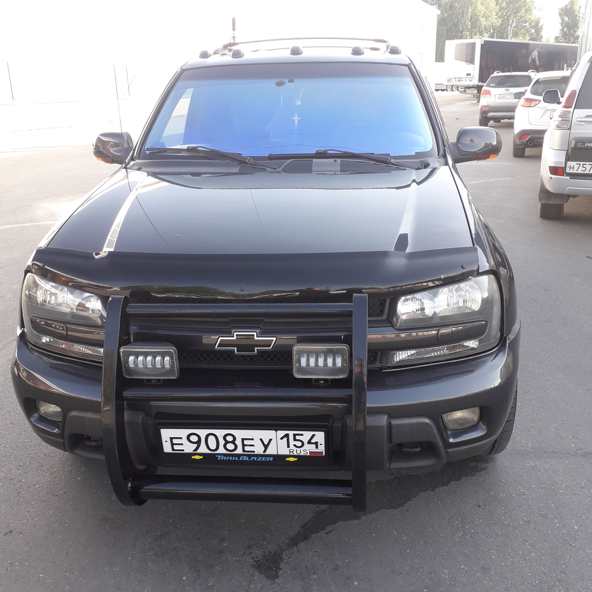 Пуш бар — Chevrolet TrailBlazer (1G), 4,2 л, 2003 года | тюнинг | DRIVE2