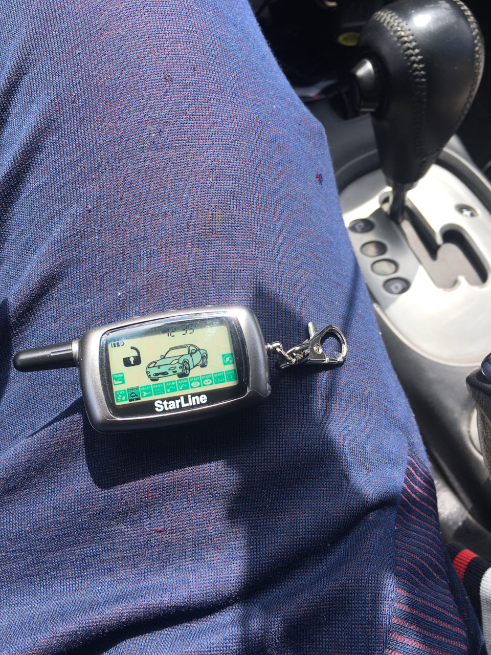 Замена брелка сигнализации starline — Hyundai Santa Fe (1G), 2,7 л ...