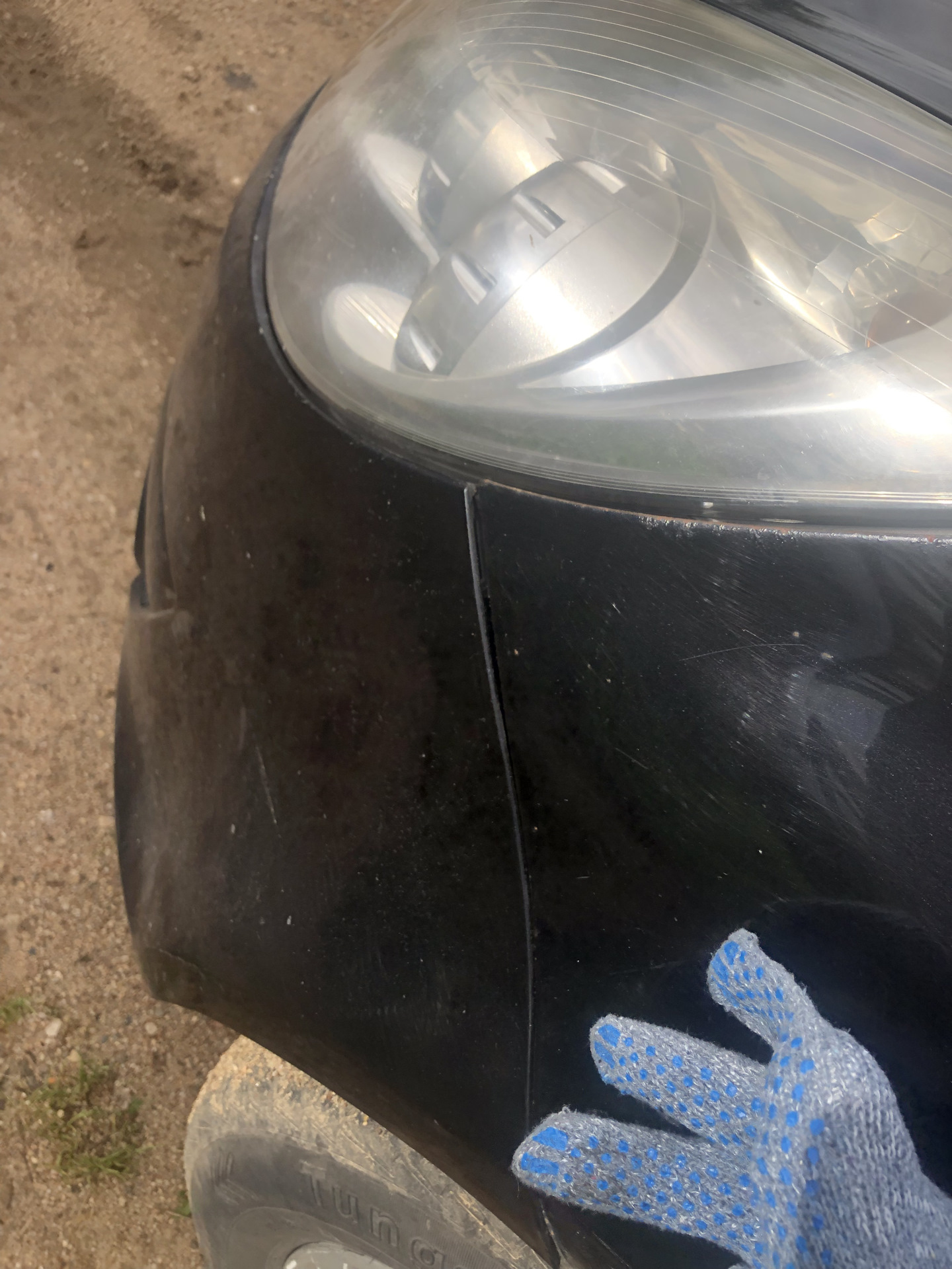 Замена переднего левого кронштейна бампера — Opel Corsa D, 1,4 л, 2007 ...