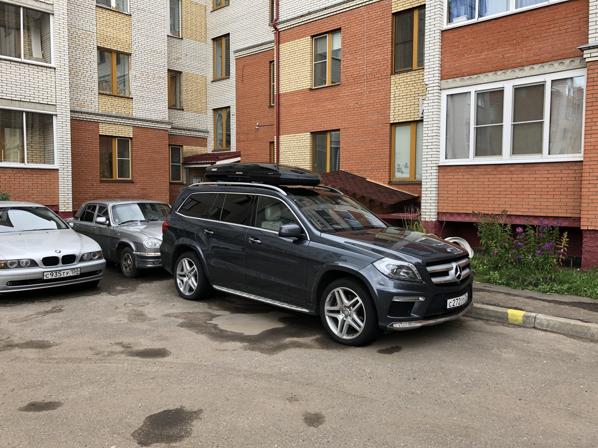 Багажник на стиле и Поехали в Крым — Mercedes-Benz GL-class (X166), 3 л,  2013 года | путешествие | DRIVE2