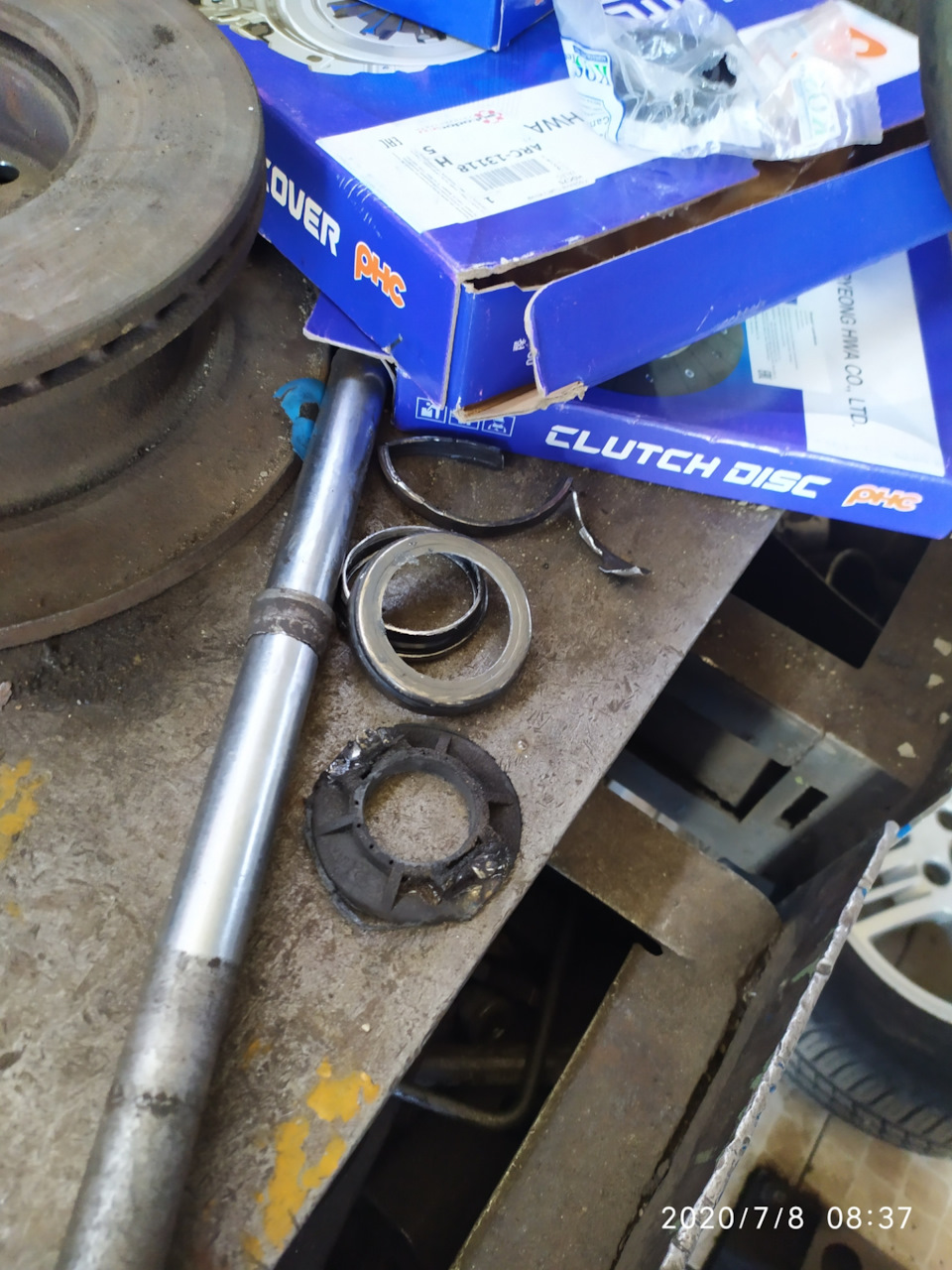 Замена сцепления на акценте — Hyundai Accent (2G), 1,5 л, 2007 года ...